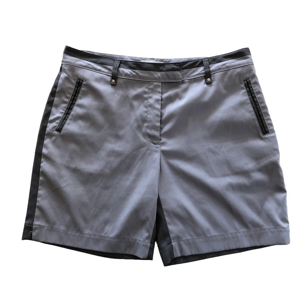 Lady Hagen Grey Golf Shorts Two Tone Color Block Gray Outdoor Athletic Sporty 8